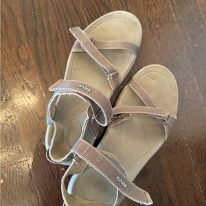 Teva Light Brown Strap Sandals